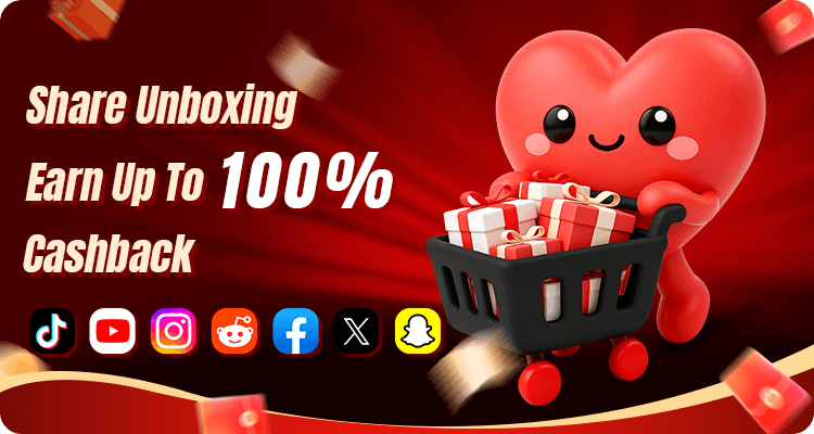 CNSnap promo banner featuring platform shopping benefits