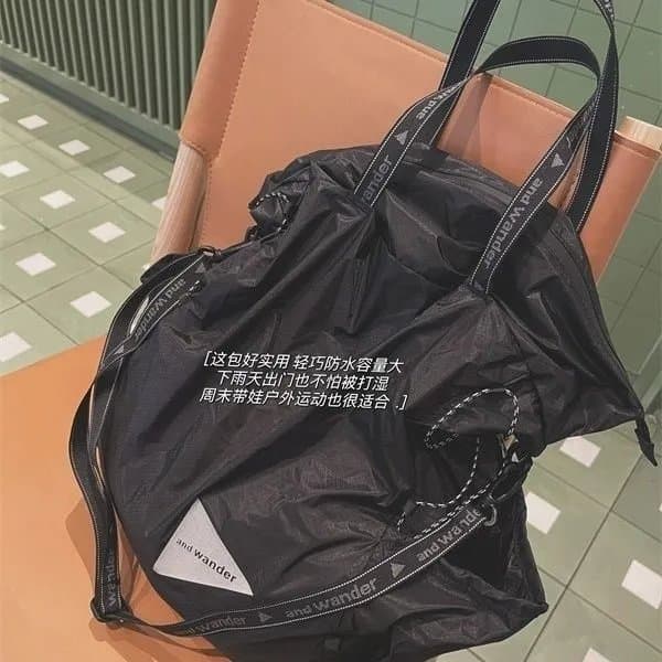 超轻仅135g爆帅andins尼龙户外外出防水大容量手提斜挎包单肩包